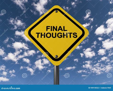 The Final Thoughts